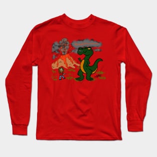 Zom B meets Sassy Rex Long Sleeve T-Shirt